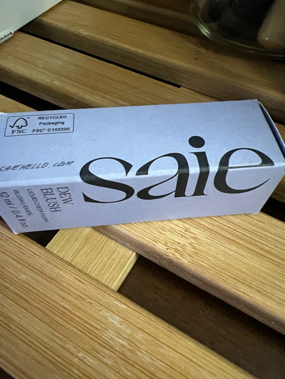 🆕 Saie Dew Blush Liquid Cheek Flush - Spicy (Warm Brown-Terracotta)